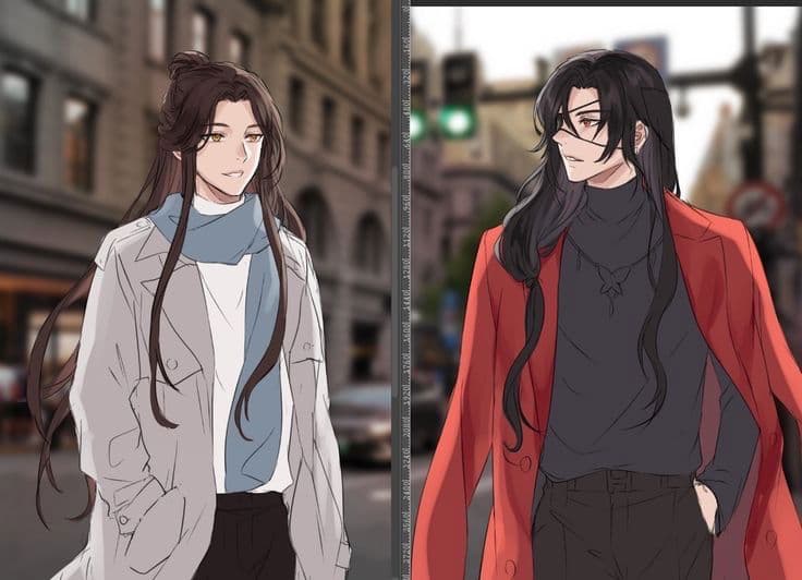 Thumbnail of Hua Cheng and Xie Lian