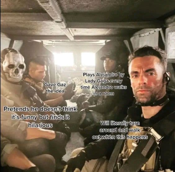 Thumbnail of Price, Ghost, Soap, Gaz, Alejandro, Graves, König 