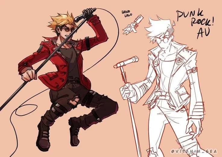 Thumbnail of Vash Saverem| Punk/Rock AU