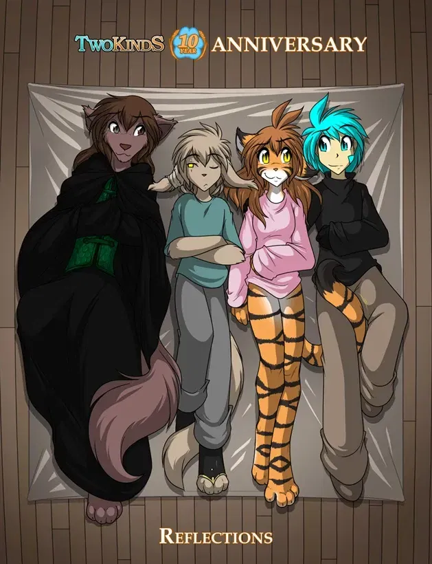 Thumbnail of Group A from Twokinds (Trace, Flora, Keith, Natani)