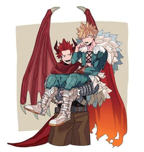 Thumbnail of Alpha King Bakugou and Beta Dragon Kirishima