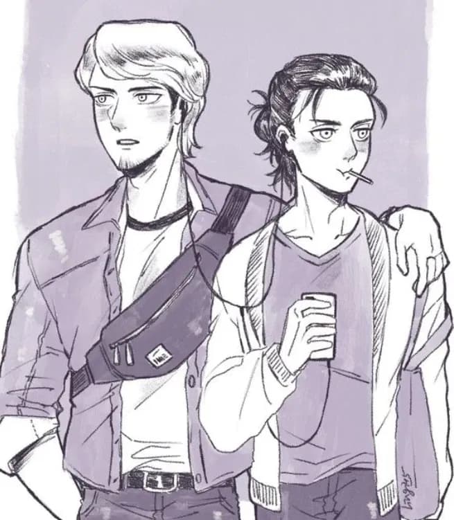 Thumbnail of Jean Kirstein and Eren Yeager