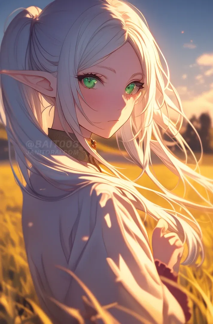 Thumbnail of Frieren - Lonely Elven Mage (in her First Mating Cycle)