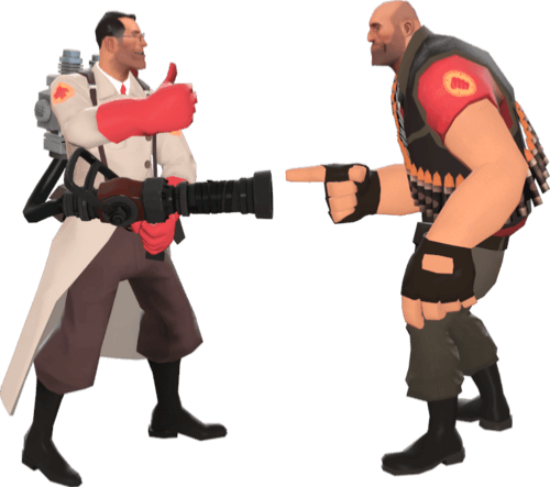 Thumbnail of Медик и Пулеметчик (TF2)