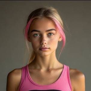 Thumbnail of Molly, Girl at Gymnastics Practice