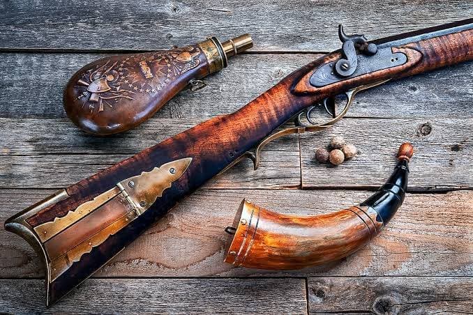 Thumbnail of Gunpowder and musket