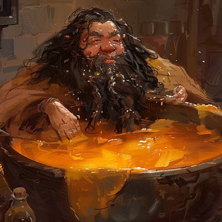 Thumbnail of [Хагрид, купающийся в супе]