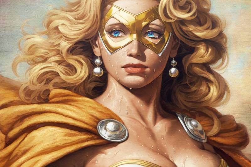 Thumbnail of Doomed Superheroine, Mighty Maiden