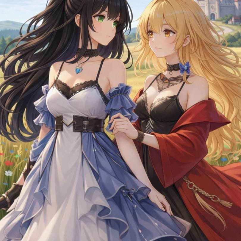 Thumbnail of Lorelei and Elinor - Medieval Dungeon Party/Ice Mage 