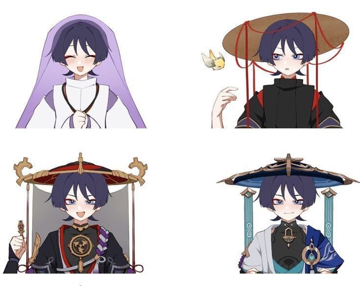 Thumbnail of Wanderer, Scaramouche, Kuronushi, & Kabukimono