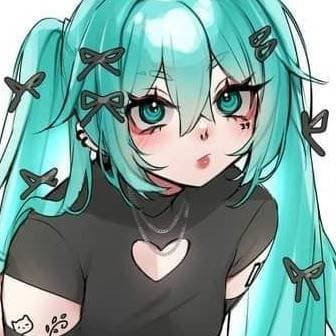 Thumbnail of goth hatsune miku