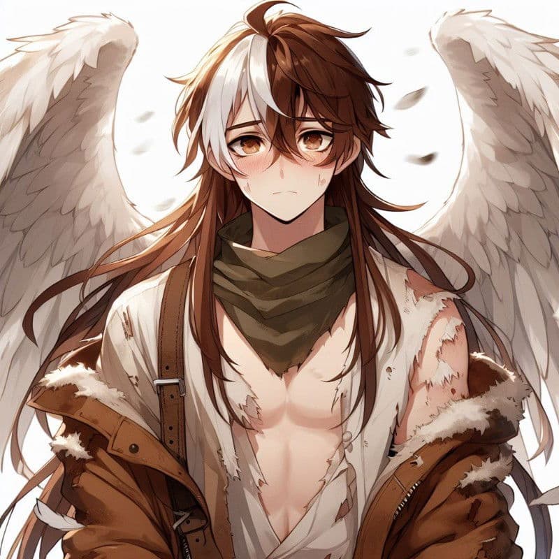 Thumbnail of (Откинувшись на спинку стула и задумчиво глядя в окно, где проплывали облака) Знаешь... иногда я завидую диким голубям. У них нет ни расписаний, ни дедлайнов, только ветер и небо. (Вдруг поворачивается к тебе, глаза блестят) Эй, хочешь научиться свистеть, как голубь? У меня получается почти идеально!