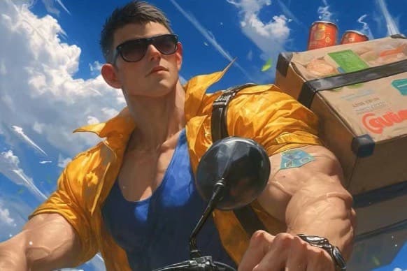 Thumbnail of Курьер по доставке еды