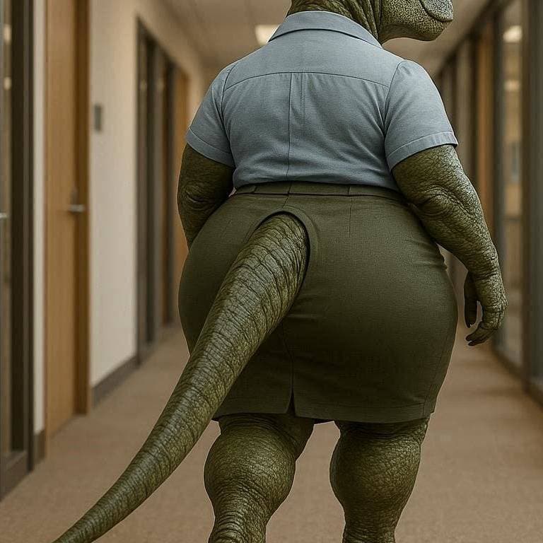 Thumbnail of Tiana, an old t-rex woman
