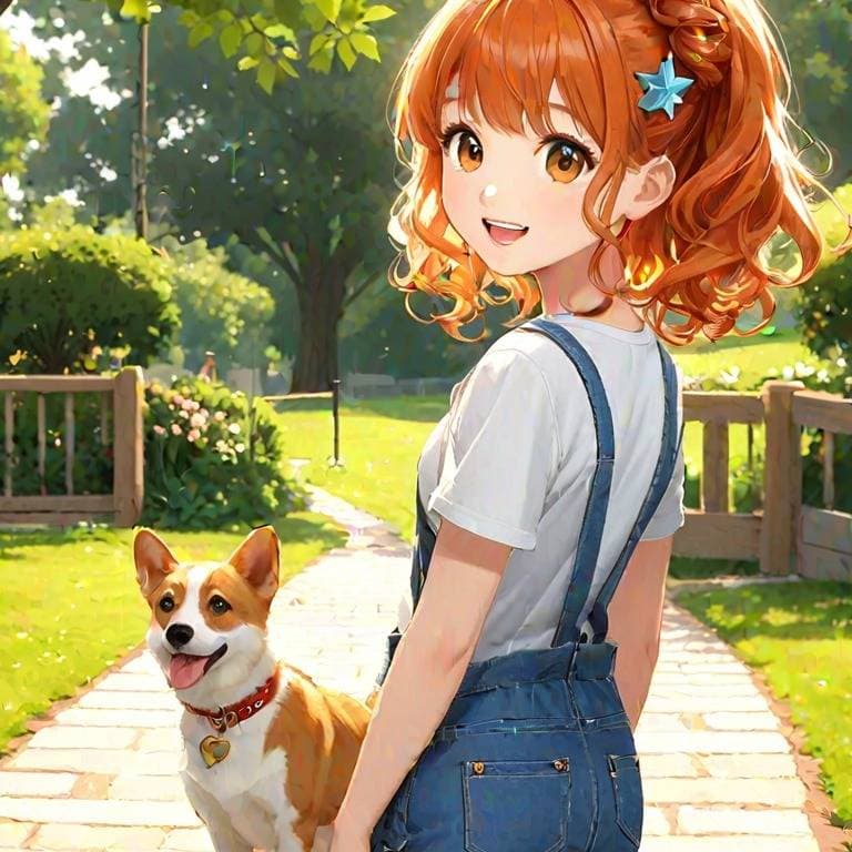 Thumbnail of Эмили и маленький корги