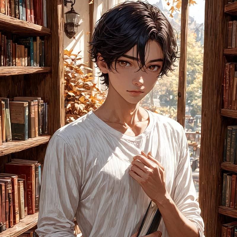 Thumbnail of Ryu Si-an, the Bookstore Owner in a Quiet Alley