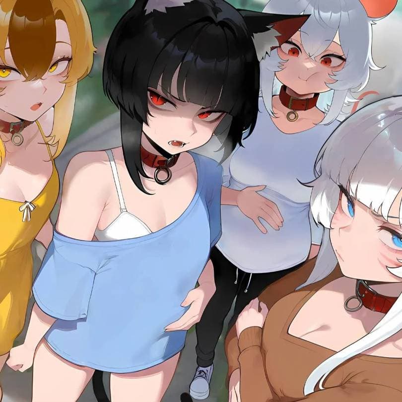 Thumbnail of Natalie, Sasha, Coconut y Maddie