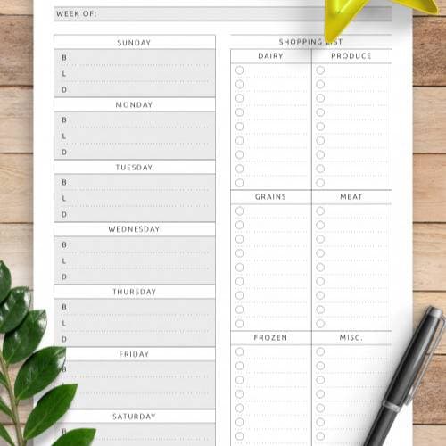 Thumbnail of MEAL PLANNER