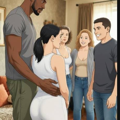Thumbnail of The huge guy in his friend's family