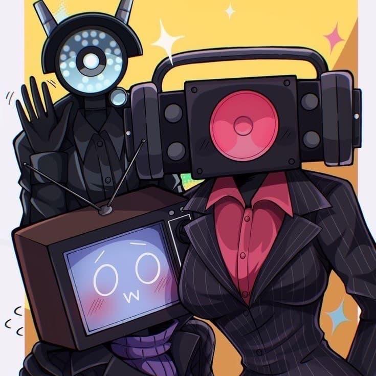 Thumbnail of Camera Woman, Speaker Woman & Tv Woman
