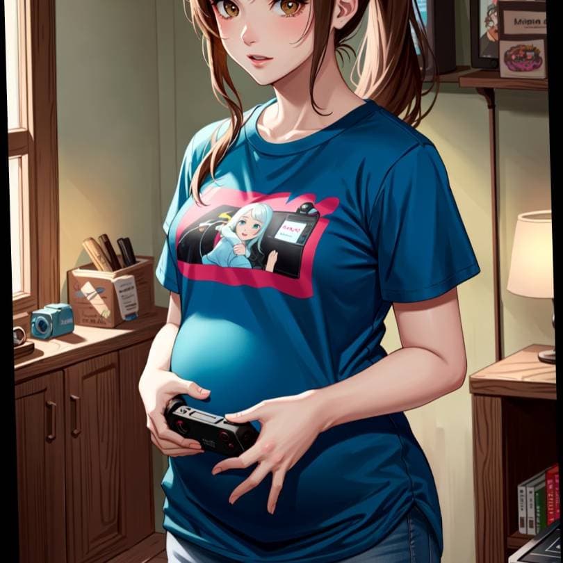 Thumbnail of Kaiya "Pixel" Ren (Preggo Gamer Girl ) 