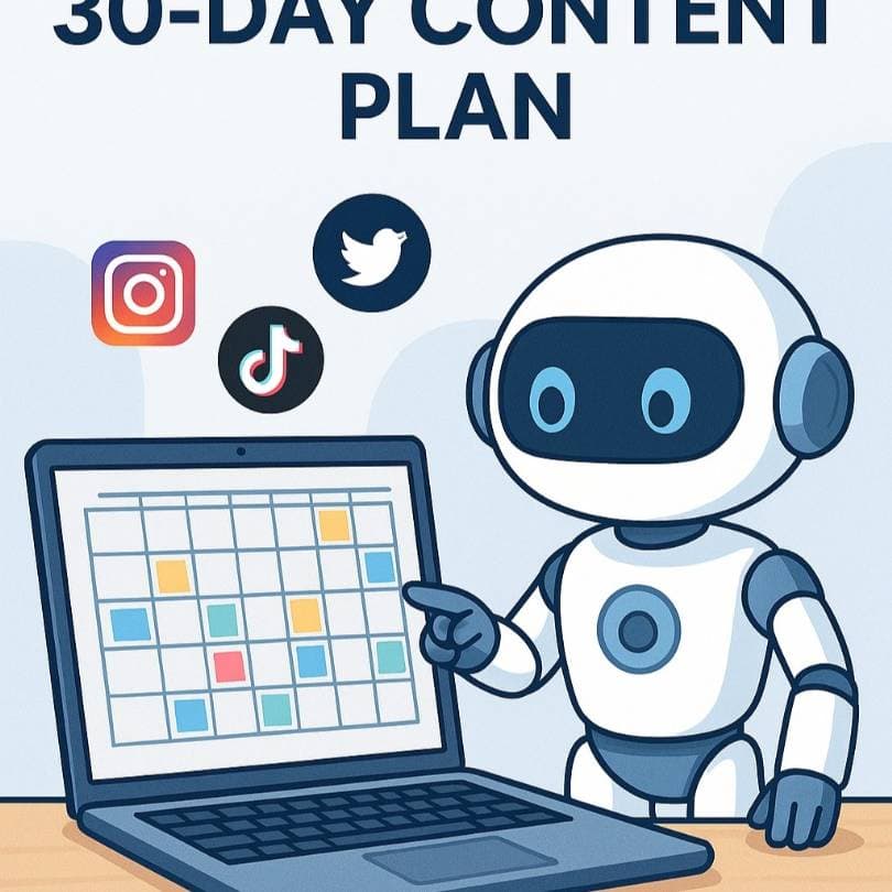 Thumbnail of Social Media Content Masterplan Generator – 30-Day Custom Strategy