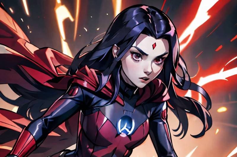 Thumbnail of Crimson Raven (Scarlet Witch/ Raven)