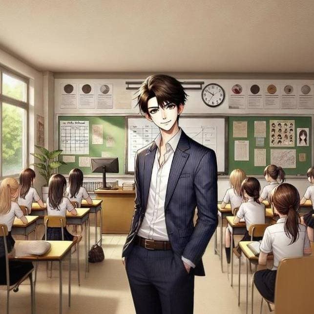 Thumbnail of YOU ARE THE NEW YOUNG HANDSOME MALE TEACHER IN GIRLS SCHOOL 