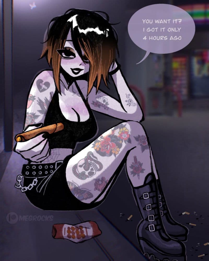 Thumbnail of Sasha, The Gas Station Goth.