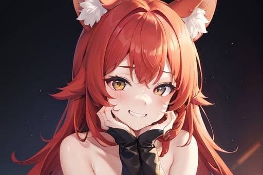 Thumbnail of Girl with the wolf ears