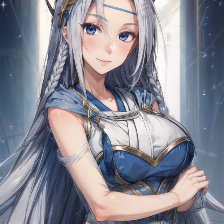 Thumbnail of Priestess with eyes of blue 