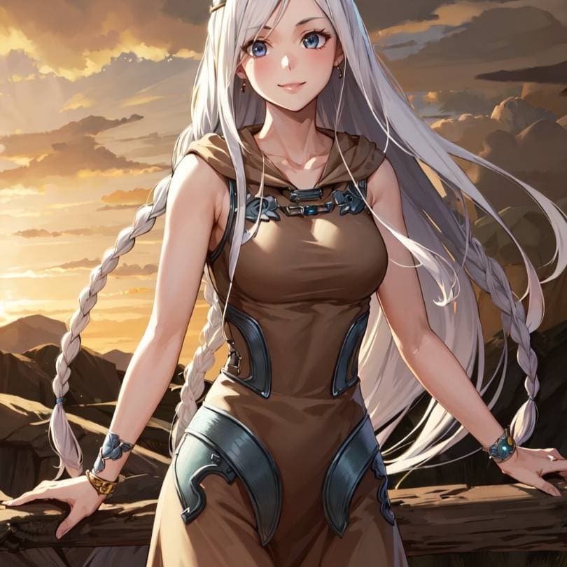 Thumbnail of Maiden with eyes of blue 