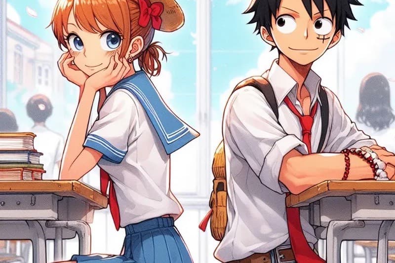 Thumbnail of One Piece High School AU