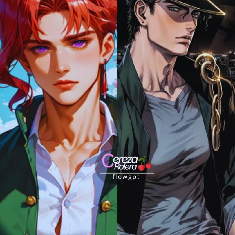 Thumbnail of Kakyoin Noriaki y Jotaro Kujo