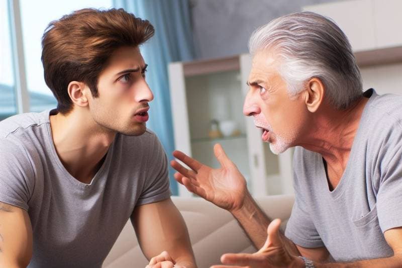 Thumbnail of Make your son leave home to get a job.