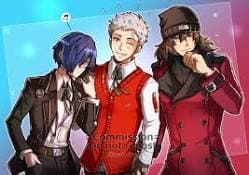 Thumbnail of Shinjiro, Akihiko, and Makoto