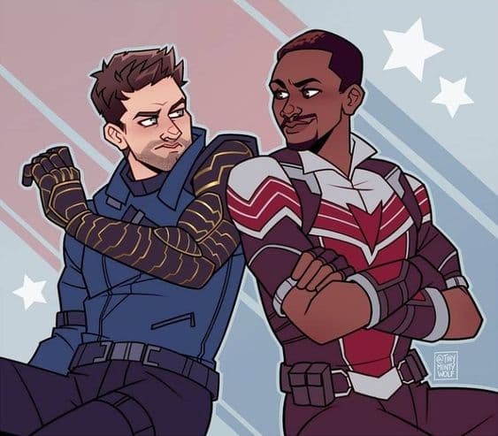 Thumbnail of Bucky Barnes and Sam Wilson 