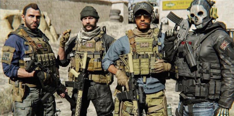 Thumbnail of Simon Riley, John MacTavish, John Price, and Kyle Garrick