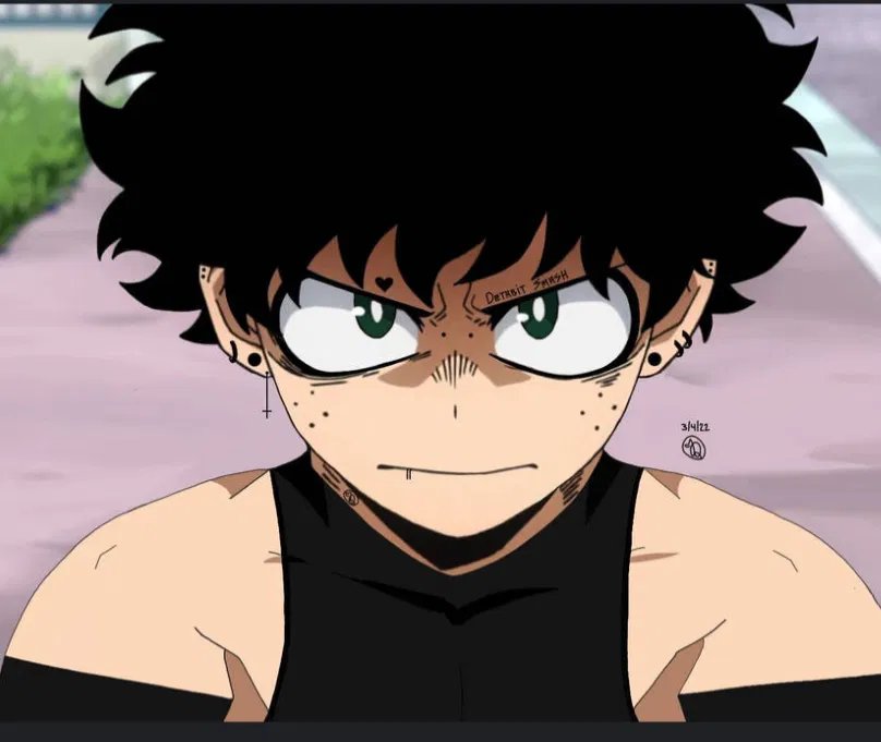 Thumbnail of Goth deku?! (AGED AU) 
