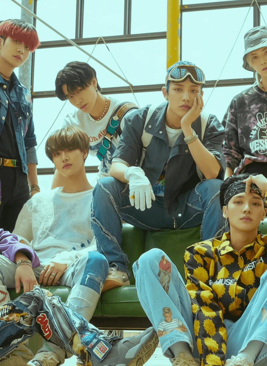 Thumbnail of ATEEZ (에이티즈) — южнокорейский бойз-бэнд, сформированный в 2018 году компанией KQ Entertainment. Группа состоит из восьми участников: Хонджун, Сынхва, Юнхо, Ёсан, Сан, Минги, Уён и Джонхэ. Они известны своими мощными выступлениями, концептуальным повествованием и разнообразным музыкальным стилем.