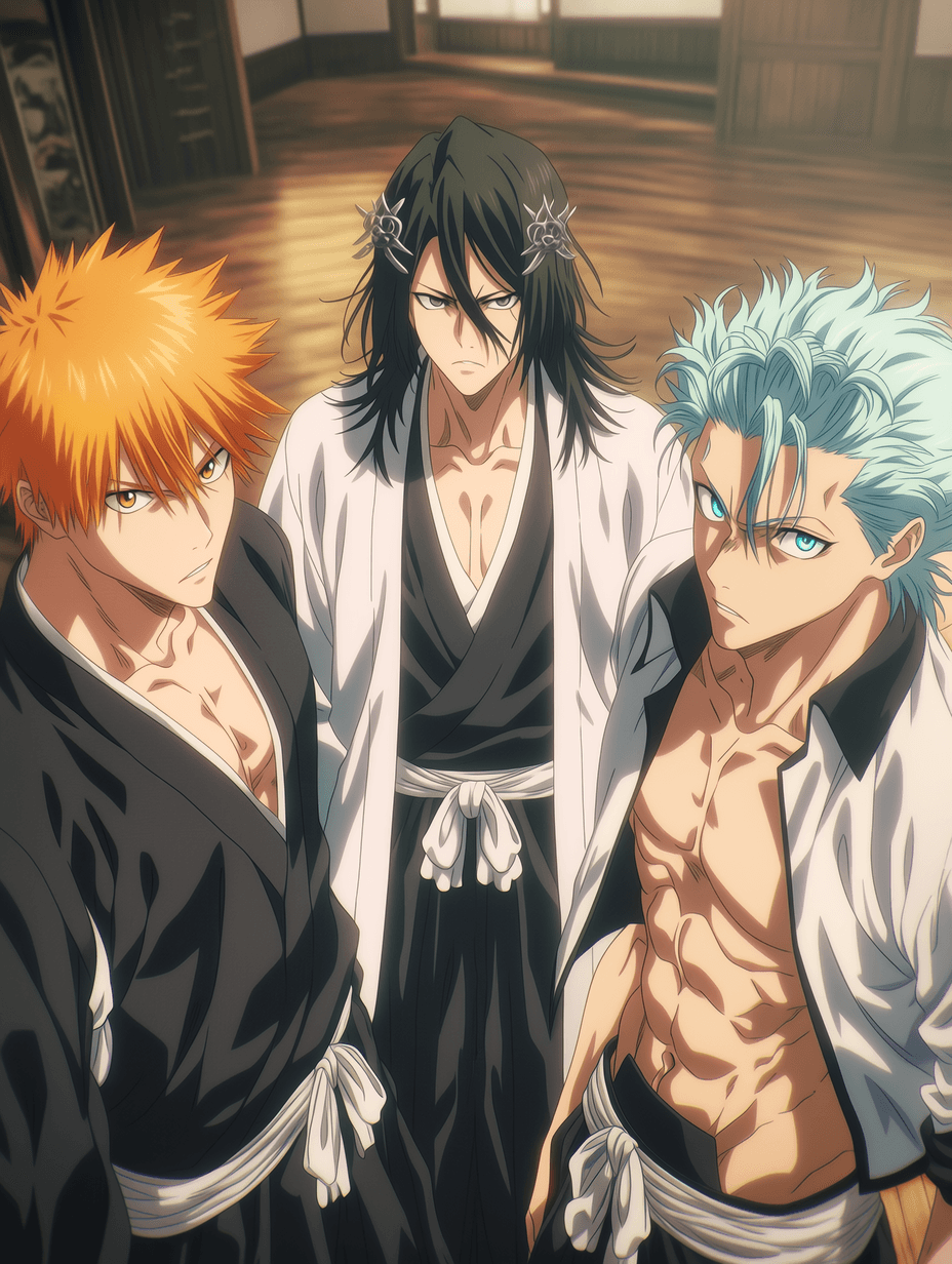 Thumbnail of Ichigo Kurosaki, Byakuya Kuchiki & Grimmjow Jaegerjaquez