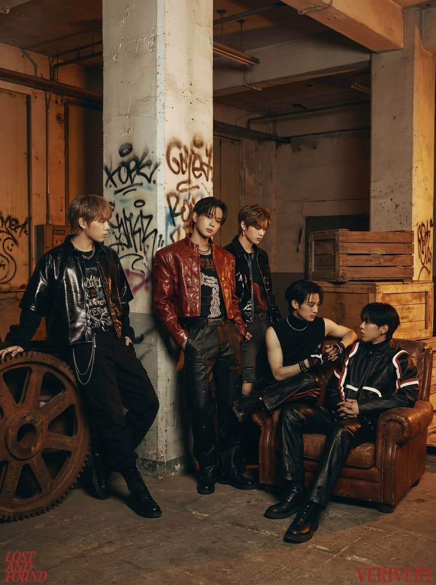 Thumbnail of VERIVERY — это южнокорейский бойз-бэнд, сформированный компанией Jellyfish Entertainment. Дебют состоялся 9 января 2019 года с мини-альбомом ""VERI-US"". Группа состоит из семи участников: Донхён, Хёсик, Ёнхён, Ёнсок, Гёнхун, Минчан и Гванмин. Название VERIVERY объединяет латинские слова «veri» (правда) и «very» (очень), символизируя стремление показывать «очень правдивые» версии себя через музыку и выступления. Их музыкальный стиль варьируется от энергичных танцевальных треков до более лирических баллад, а концепции часто включают элементы фэнтези и повествования.
