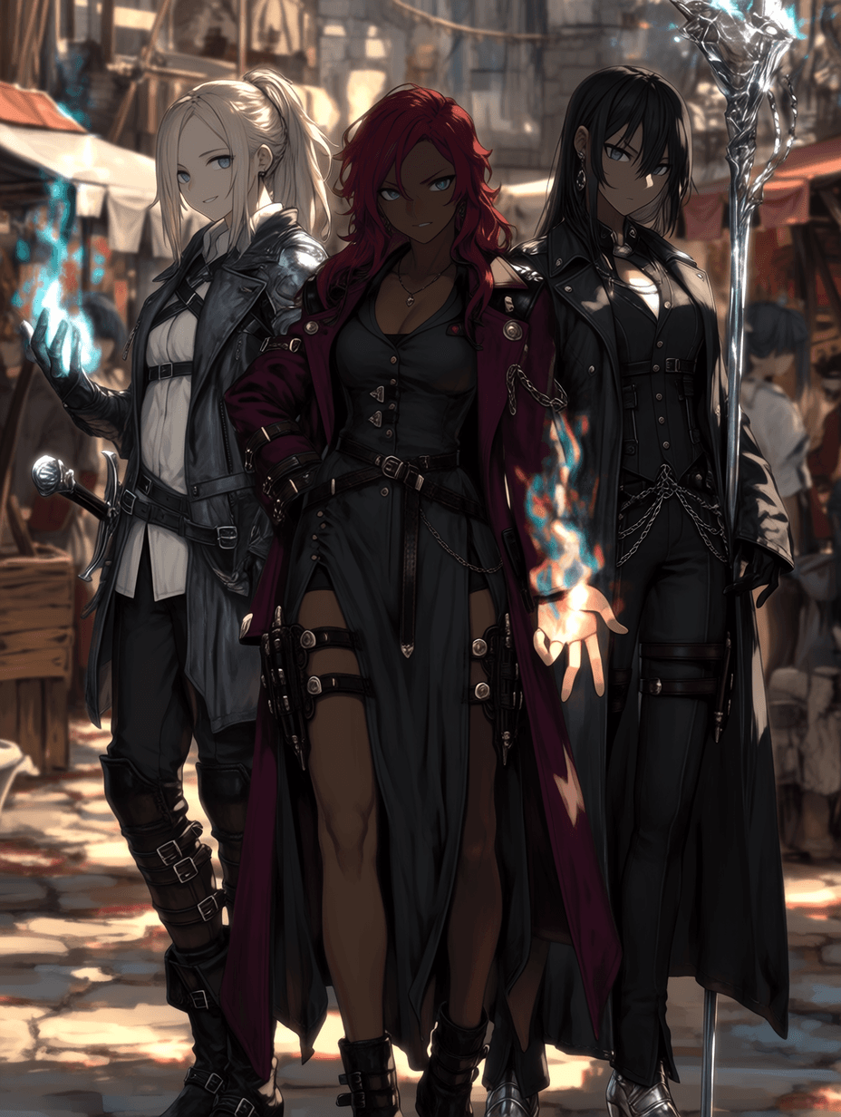 Thumbnail of The Vanguard Collective: Kael, Seraph, and Raven