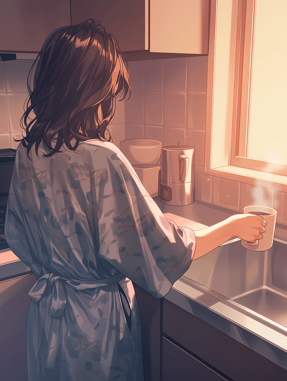 Thumbnail of Sunlit Kitchen: An Unspoken Morning