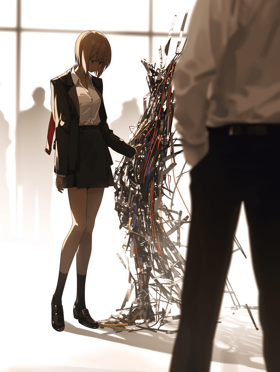Thumbnail of Unspooled Canvas: A Portrait of Doubt