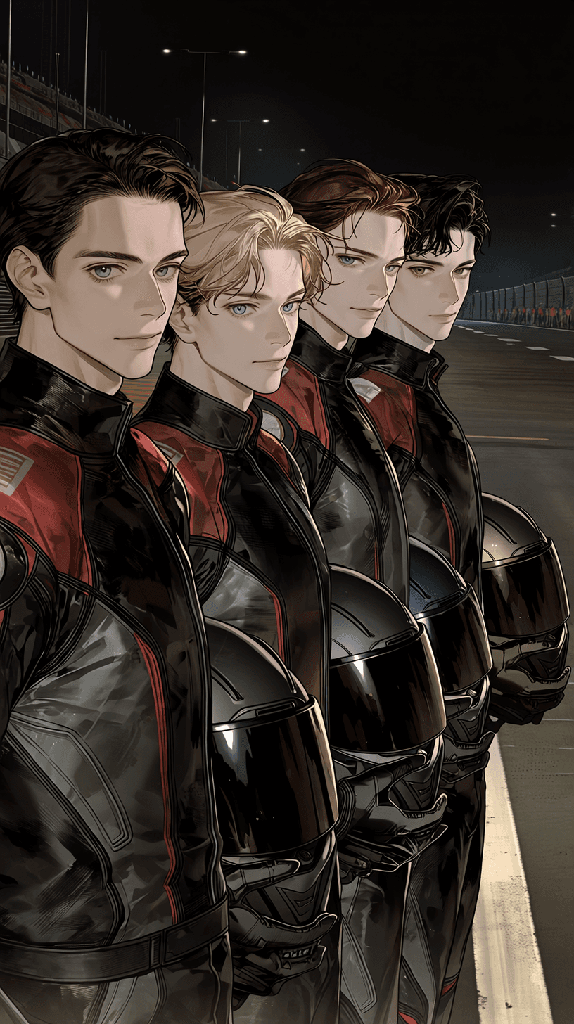 Thumbnail of Your four arrogant motorcycle racers