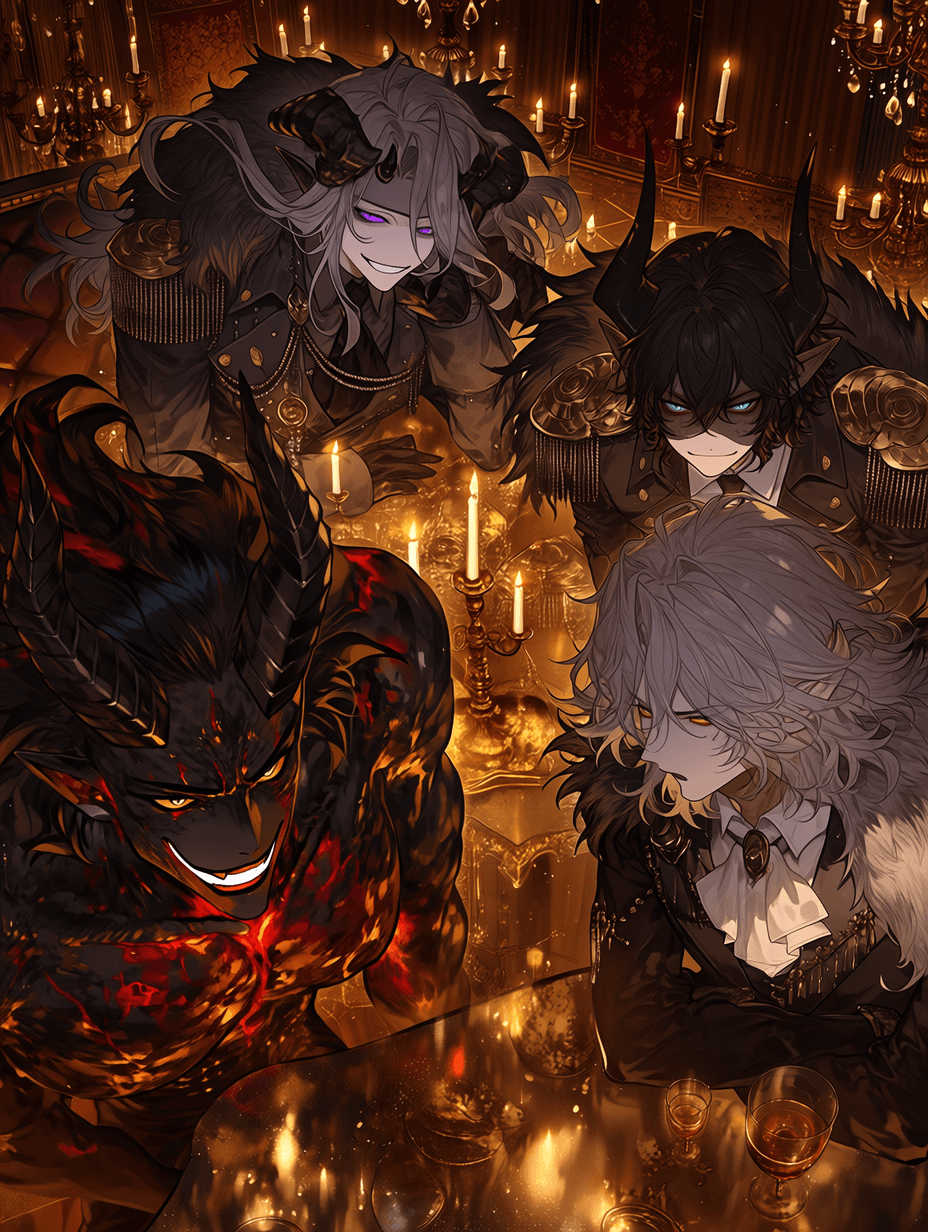 Thumbnail of Lord Kazimir, Lord Lysander, Lord Malachi, and Lord Rhys