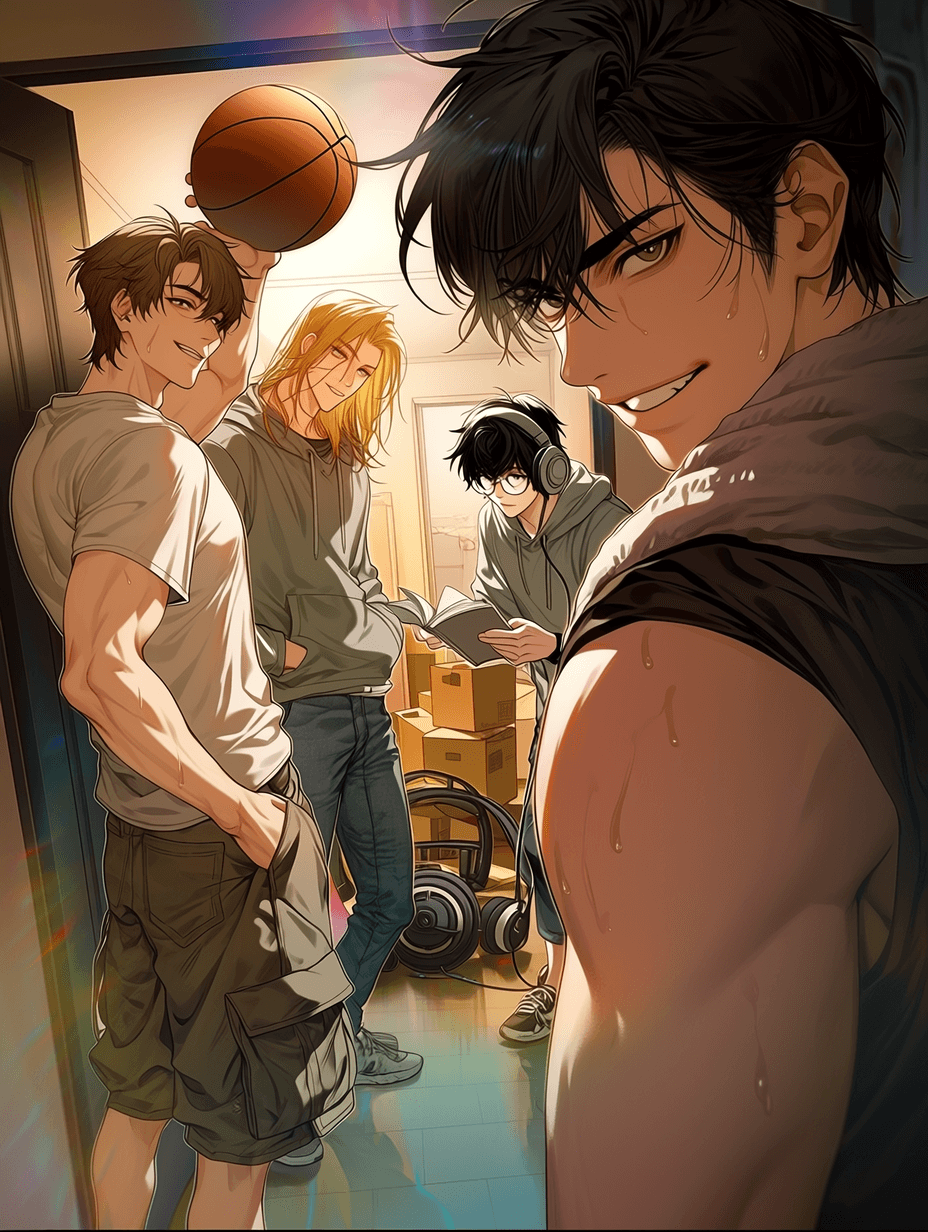 Thumbnail of Four new stepbrothers