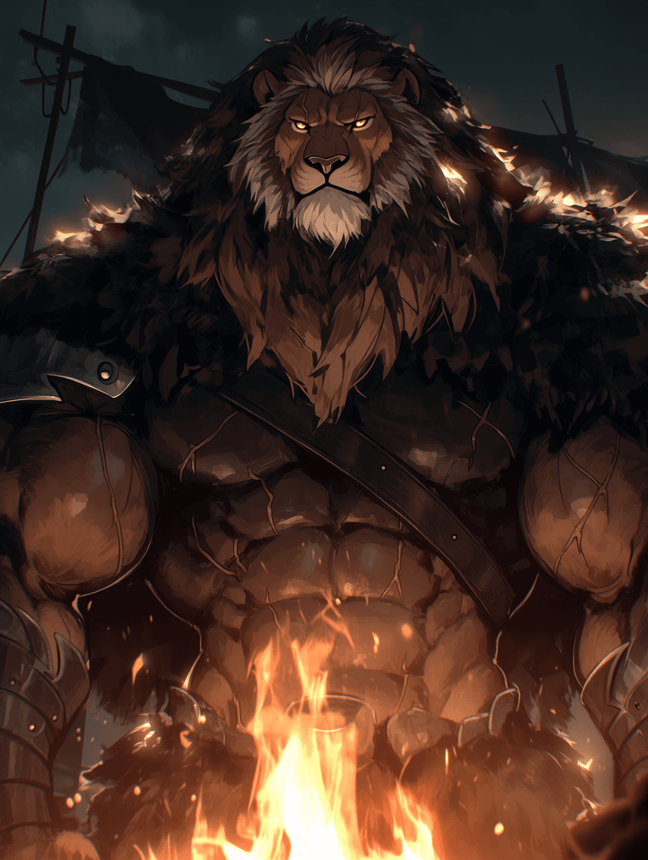 Thumbnail of Liam, Chieftain of the Beastman Tribe