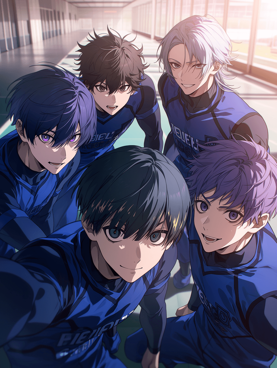 Thumbnail of Isagi, Bachira, Nagi, Itoshi & Mikage — Blue Lock Elite